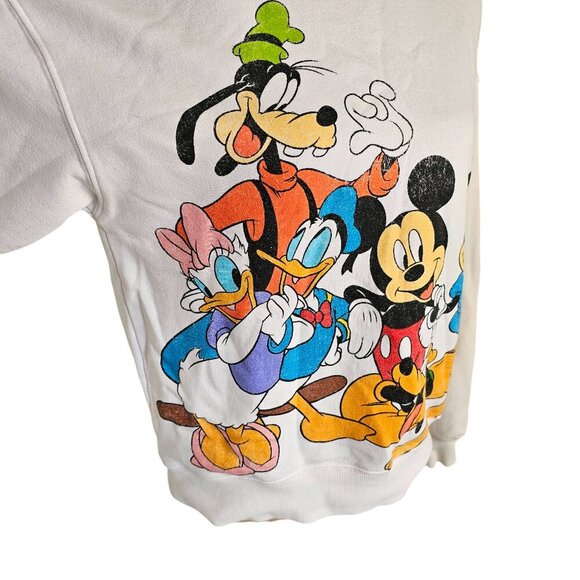 Disney Vintage White Character Crew Neck Sz M - Picture 2 of 7